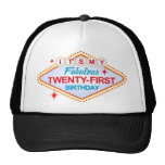 Las Vegas 21st Birthday Trucker Hat