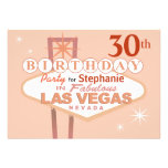 Las Vegas 30th Birthday Party - blush Invites