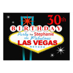 Las Vegas 30th Birthday Party Cards
