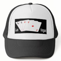 Las Vegas 4 Aces Cap for the Gambler! hats by vegasdusoleil Las Vegas 4 Aces Cap for the Gambler! hats