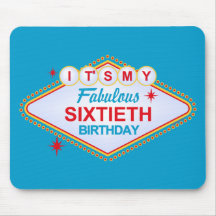 Las Vegas 60th Birthday Mousepads