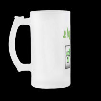 Las Vegas 777 Irish Beer Drinker Frosted Glass Mug by vegasdusoleil Las Vegas 777 Irish Beer Drinker Frosted Glass Mug