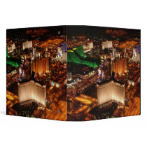 Las Vegas aerial view from a blimp Vinyl Binders