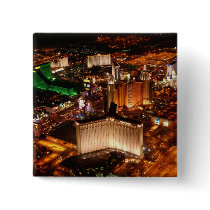 Las Vegas aerial view from a blimp Buttons