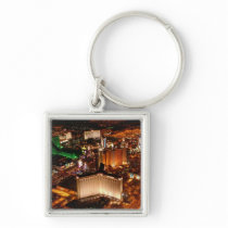 Las Vegas aerial view from a blimp Key Chains