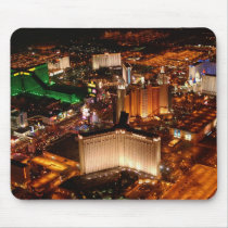 Las Vegas aerial view from a blimp Mouse Pads