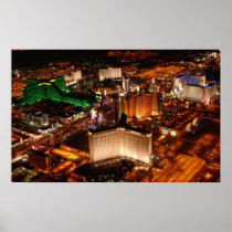 Las Vegas aerial view from a blimp