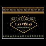 Las Vegas Anniversary Party Postcard postcards