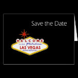 Las Vegas Anniversary Save the Date Card cards