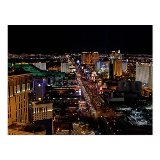 Las Vegas at Night Post Card
