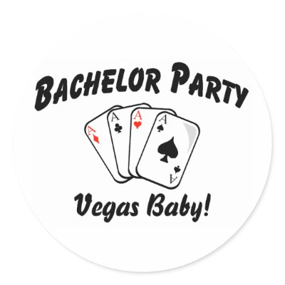 Las Vegas Bachelor Party Sticker