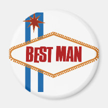 Las Vegas Best Man Magnet