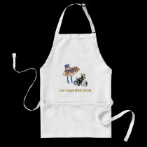 Las Vegas Biker Bride Apron