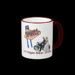 Las Vegas Biker Bride Mug mugs