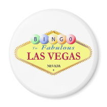Las Vegas Bingo Magnet