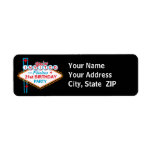 Las Vegas Birthday 21 Address Label