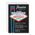 Las Vegas Birthday Party Invitation invitation