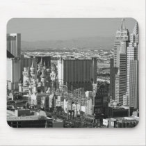 Las Vegas Black and White Photo mousepads
