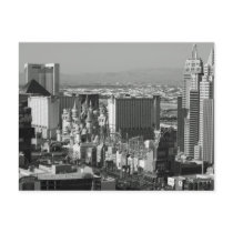 Las Vegas Black and White Photo postcards