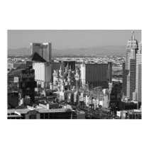 Las Vegas Black and White Photo posters