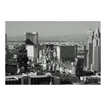 Las Vegas Black and White Photo posters