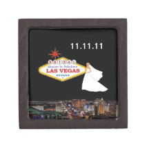 Las Vegas Bridal Shower Gift Box Premium Trinket Boxes