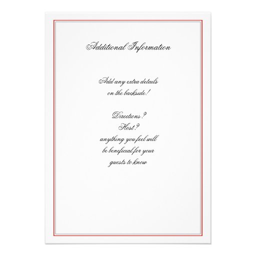 Las Vegas Bridal Shower Invitation