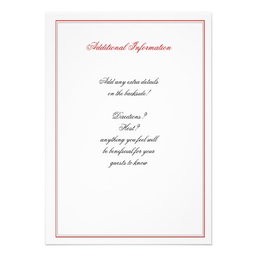 Las Vegas Bridal Shower Invitation