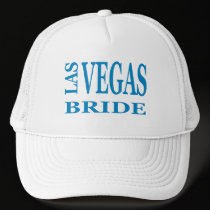 LAS VEGAS BRIDE BLUE LETTERS Hat hats