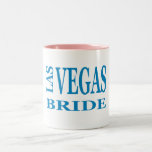LAS VEGAS BRIDE BLUE/PINK Mug mugs