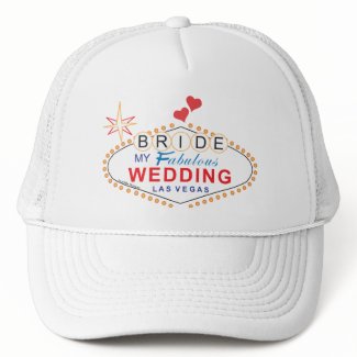 Las Vegas Bride Cap hat