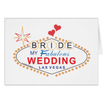 Las Vegas Bride Greeting Cards