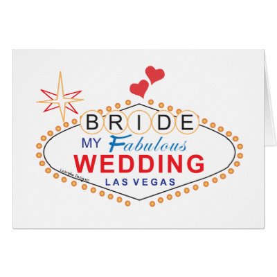 Las Vegas Bride cards
