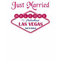 Las Vegas Bride - Just Married t-shirts