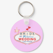 Las Vegas Bride keychains