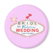 Las Vegas Bride magnets
