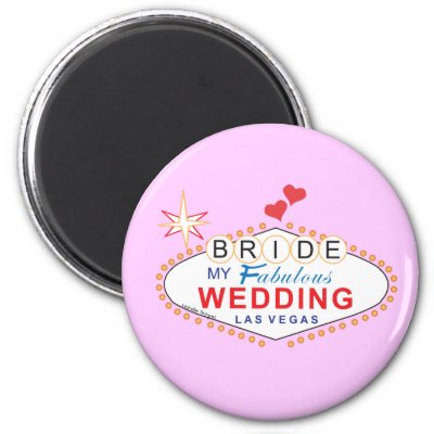 Las Vegas Bride magnets