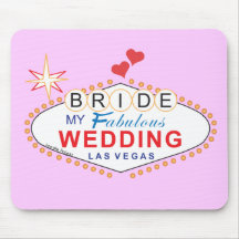 Las Vegas Bride Mouse Pad