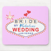 Las Vegas Bride mousepads
