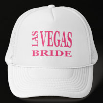Las Vegas Bride PINK Letters Hat hats