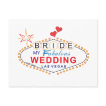 Las Vegas Bride postcards