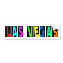 LAS VEGAS bumper stickers by dgpaulart LAS VEGAS bumper stickers