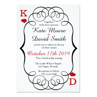 Las Vegas Wedding Invitations Tropical Papers Las Vegas Modern Chic Photo Wedding Invite