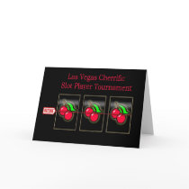 Las Vegas Cherrific Slot Player Tournament Invitat cards