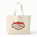 Las Vegas Cherry Red Wedding Tote Bag, cherry logo