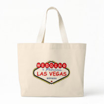 Las Vegas Cherry Red Wedding Tote Bag, cherry logo