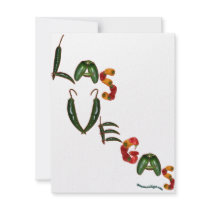 Las Vegas Chili Peppers Personalized Announcement