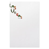Las Vegas Chili Peppers Customized Stationery