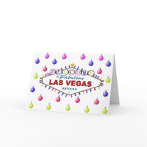 Las Vegas Christmas Cards with Ornaments by vegasdusoleil Las Vegas Christmas Cards with Ornaments