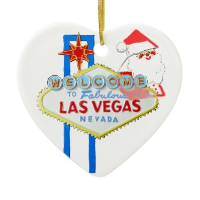 Las Vegas Christmas Christmas Ornament